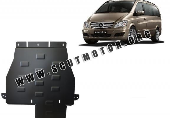 Scut metalic cutie de viteză și reductor Mercedes Viano W639, varianta 4x4 automată