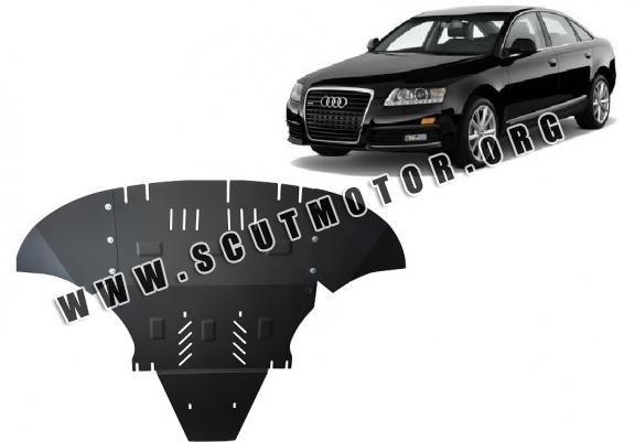 Scut motor metalic Audi A6 cu lateral