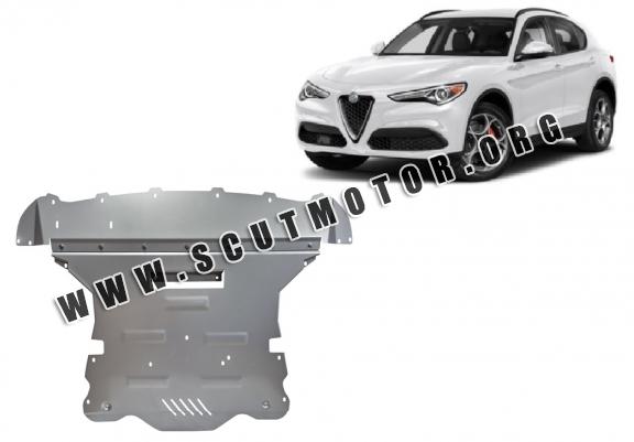 Scut motor din aluminiu Alfa Romeo Stelvio 