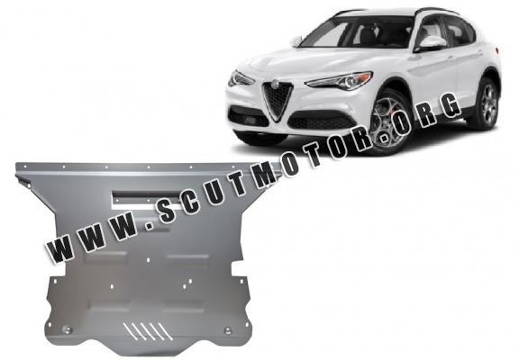Scut motor din aluminiu Alfa Romeo Stelvio 