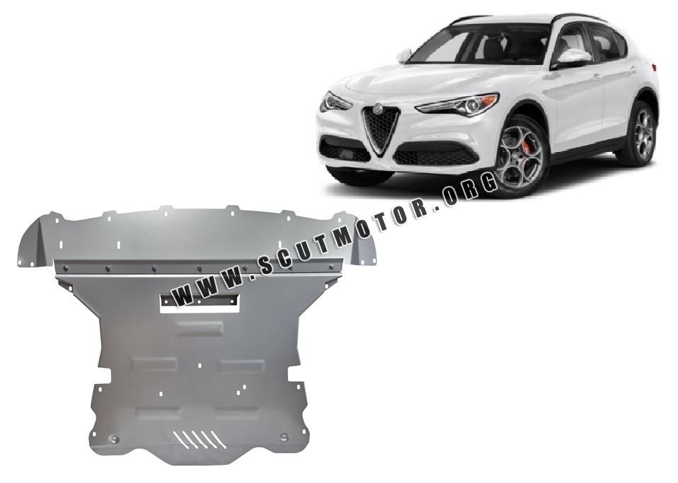 Scut motor din aluminiu Alfa Romeo Stelvio 